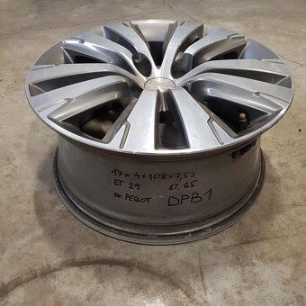 Disky Peugeot 4x108 R17 7,5J ET29 - 3