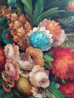 F. Campos - luxusný oválny olej na plátne 87x67 - 3