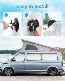 Thermo slnečné clony vw T5, T6 - 3