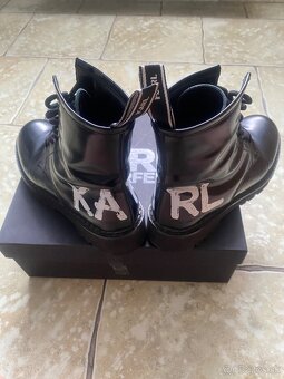 Čierne workery Karl Lagerfeld - 3