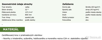 Väzníkový krov - 22° - 3