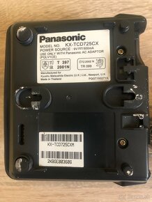 Panasonic Model No.:  KX-TCD725CX - 3