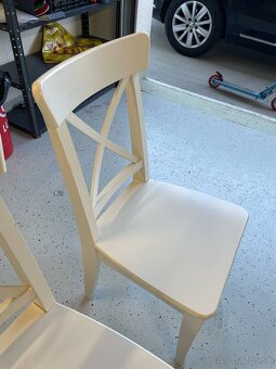 Predám 2 alebo 3 kusy biele stoličky IKEA - 3