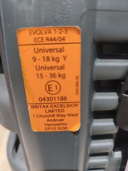 Autosedačka Britax od 9kg do 36kg - 3