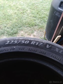 Predám letné pneumatiky 225/50r17 - 3