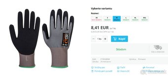 PORTWEST CT300 HR18 CT45 / Neprerezné rukavice s nitrilovou - 3