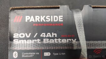 Predám smart batériu PARKSIDE 20V 4Ah - 3
