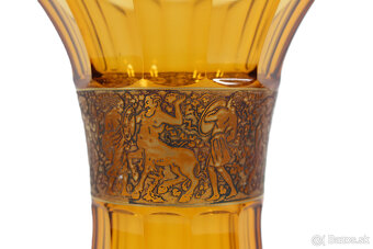 váza Moser s oroplastikou - 3