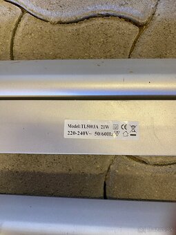 Kuchynské al. iné stieborné lampy 91,5x8,5 cm - 3