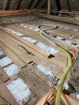 Fúkaná striekaná izolácia – rýchle zateplenie bez búrania - 3