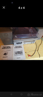Vintage Panasonic zostava + Gramafon Panasonic - 3