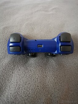 Bezdrôtový ovládač na PS3 - modrý - 3