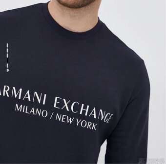 Predám NOVÚ, NENOSENÚ pánsku mikinu ARMANI EXCHANGE - 3