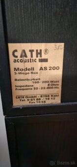 Predám reproduktory CATH acoustic AS200 2ks - 3