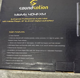 Mixazny pult soundsation MIOMIX - 3