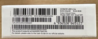 Honor 400 Lite, nový – 8GB RAM, 256GB úložisko, Velvet Grey - 3