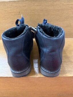 Celokožené zimné topánky s prírodnou ovčou kožušinou, vel.33 - 3