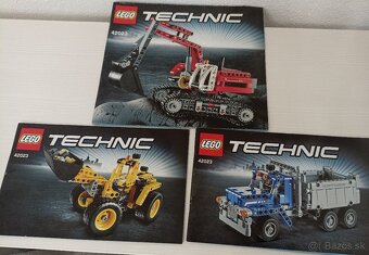 LEGO Technic - Stavebné stroje - 42023, 42032, 8045 - 3