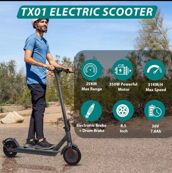 Nová elektrická kolobežka TX01 - 3