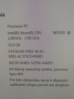 Workstation DELL Precision T3500 12GB ECC - 3