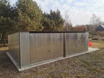 Plechová garáž 7x5m - 3