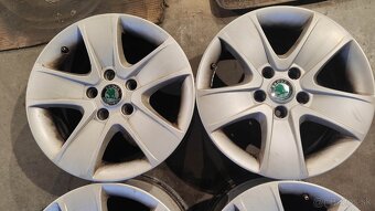 5x112 R16 Škoda originálne elektróny - sada - 3