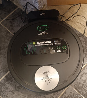 Predám robotický vysávač ETA RAGGIO v krabici,neviem spárova - 3