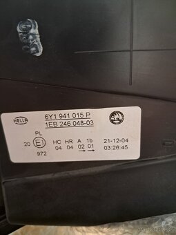 Škoda Fabia I. svetlo ľavé  ORIGINAL NOVÉ - 3