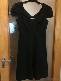 Elegantné čierne šaty - 3