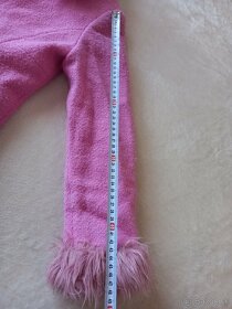 Dievčenský kabát ružový - 3
