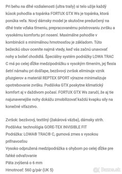 nove damske bezecke / trail / trekking topanky LOWA GTX, 40 - 3