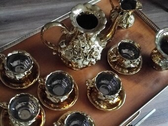 Starý kávový čajový servis porcelan - 3