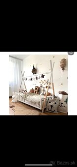 Detská posteľ domček Tipi 180x80 - 3