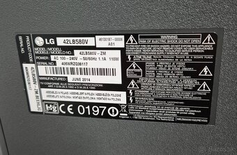 Predám SMART LED TV LG 106 cm - 3