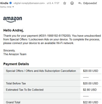 Čítačka kníh Amazon Kindle 2022 16 GB (s krytom, bez reklám) - 3