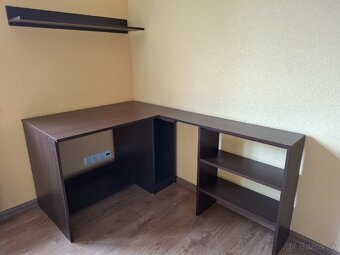 Rohový alebo samostatný PC/písací stôl (+polica na stenu) - 3