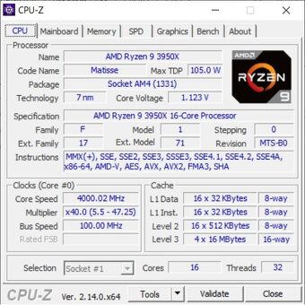 Ryzen 9 3950X - 3