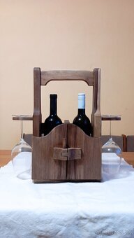 Doska na krájanie, tacka, stojan na víno - 3