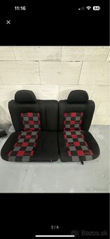 Predám sedačky 3dver jubi gti - 3