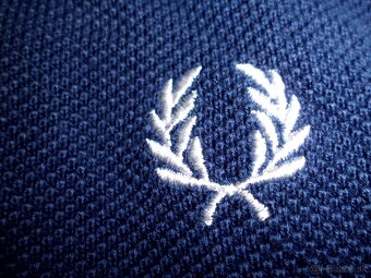 Fred Perry pánsky sveter tmavomodrý bavlna XL - 3
