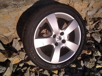 elektrony 4x108 r17 + letné pneu 205/50 r17 - 3