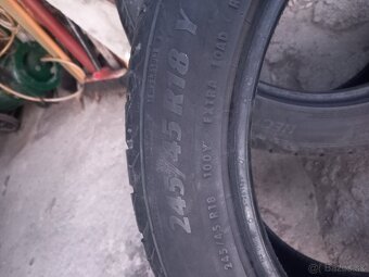 Predám Letné pneumatiky 245/45 r18 - 3