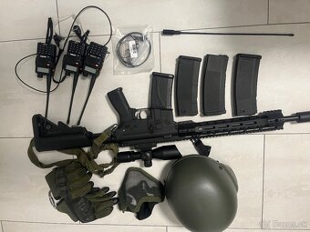 Airsoft zbran plus prislusenstvo - 3