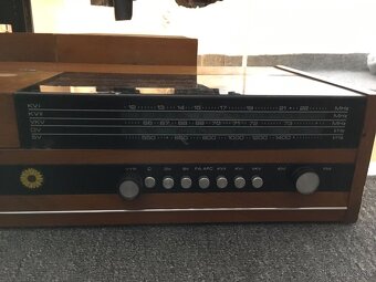 Rádio gramofón - Stereo prijímač 1132 A Tesla Bratislava - 3