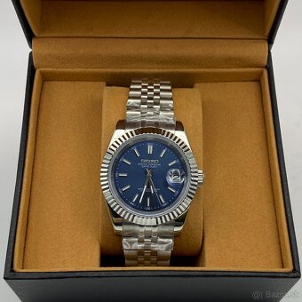 Seiko Mod Datejust Blue - 3
