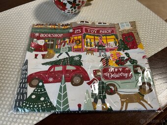 Vianočná bavlnená utierka - 3