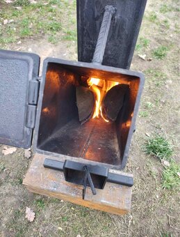 Predám veľký raketovú pec (rocket stove) - 3