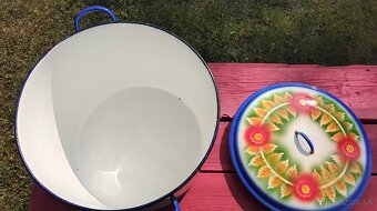 Veľké smaltované hrniec... - 3