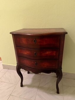 STAROŽITNÁ KOMODA 3X ŠUPLÍK - 3