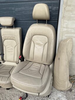 Predám kožené elektrické vyhrievané sedadla Audi q5 - 3
